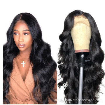 Full HD 4x4 Lace Closure Wig Brazilian Virgin Human Hair Pre Plucked Wholesale Cheap Lace Front Wig For Black Women Free Sample